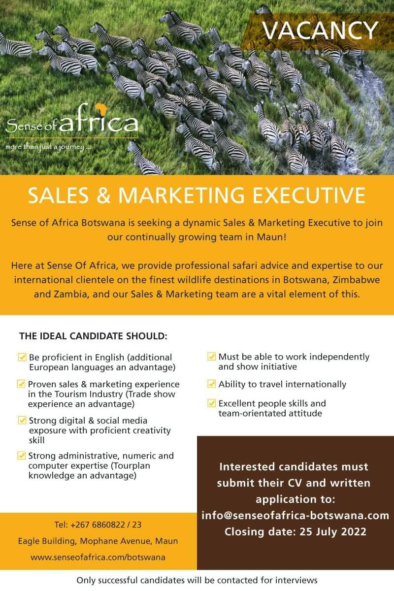 sense of africa sales » Sky Jobs